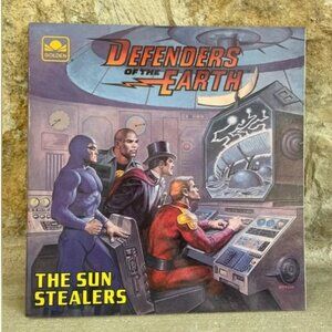 Vintage 1986 Defenders of the Earth The Sun Stealers Golden Book